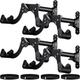 Zonon 4 Packs Bike Wall Mount Horizontal Alloy Steel Horizontal Indoor Bike Storage Rack for Bike Garage Storage Bike Hangers Safe and Secure Garage Hook Road Mountain Bikes Hanger