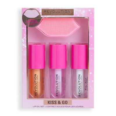 REVOLUTION Kiss & Go Glaze Lip Care Gift Set Make-up