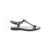 Cole Haan Sandals: Black Solid Shoes - Women's Size 6 - Open Toe