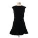 MNG Casual Dress - A-Line: Black Dresses - Women's Size 8