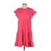 J.Crew Casual Dress - DropWaist: Pink Solid Dresses - Women's Size X-Small