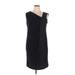 R&M Richards Cocktail Dress - Party V Neck Sleeveless: Black Print Dresses - Women's Size 16