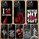 Gants de boxe de bain pour iPhone étui de téléphone de sport étui noir souple iPhone