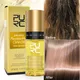 PURC-Sérum à l'huile d'or 24K pour cheveux produit de soins capillaires professionnels lissant