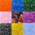 Perles rondes en verre transparent de 4mm 300 pièces/lot pour la fabrication de bijoux bracelets