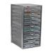 Mind Reader File Storage Drawers, Desk Organizer, Multi-Purpose, Crafts, Office, Metal Mesh Metal in Gray | 22 H x 10.5 W x 13.75 D in | Wayfair