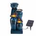 Winston Porter 28.74" Outdoor Water Fountain w/ LED Lights in Blue | 2874 H x 124 W x 1122 D in | Wayfair 88C5315AEF3B4EF9AC979A36F293250D