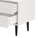 Latitude Run® Modern Minimalist Wooden TV Stand w/ 2 Cabinets & 2 Drawers Wood in White | 17.71 H x 70.81 W x 15.71 D in | Wayfair