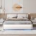 Ivy Bronx Gregorie Bed Upholstered/Faux leather in White | Queen | Wayfair 5AED546E16D34BA79BB5B487D7D762F9