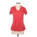 Nike Active T-Shirt: Red Activewear - Women's Size Medium