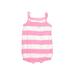 Carter's Short Sleeve Outfit: Pink Stripes Tops - Size 18 Month