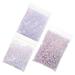 3 Bags Bead Accessories Nail DIY Charm Accessory Pearl Flatback Beads Women Decoration