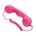 Piartly Telephone Handset Stylish Handsets Receiver Classic Wired Vintage Radiation Proof Phone Receivers Phones Speaker Rose Red