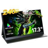 240Hz Gaming Monitor 17.3 1080P Portable Monitor Freesync For Xbox PS5