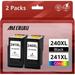 PG-240 XL Black Ink Cartridge Replacement for Canon 240XL PG240 for Pixma MG3600 MG3620 MG3220 MG3520 MG3522 MX432 MX472 MX512 MX532 TS5120 Printer (2 Pack)