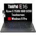 Lenovo ThinkPad E16 Business Laptop (16 FHD+ Touchscreen AMD Ryzen 5 7530U 16GB RAM 512GB SSD (8-Core Beat i7-1165G7)) Fingerprint Backlit FHD Webcam WiFi 6 Ethernet Win 11 Pro 2024 Black