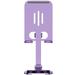 Cell Phone Stand Folding Mobile Phone Stand Tablet Stand Phone Holder for Desktop Multifunctional Mobile Phone Holder Tablet Metal Purple Aluminum Alloy