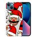 COMIO Compatible with iPhone 14 Pro Max Case Christmas Santa Deer Snowman Seamless Pattern Cases for Men Women Teens Pattern Design Shockproof Anti-Scratch Soft Case for Apple iPhone 14 Pro Max