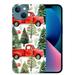 COMIO Compatible with iPhone 14 Pro Case Retro Christmas Truck Pattern Design Phone Case Soft Shockproof Anti-Scratch Cases Designed for iPhone 14 Pro 6.1 inch