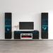 Giza WH-EF Floating Fireplace Entertainment Center