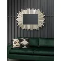Gallery Home Herzfeld Extra Large Rectangular Wall Mirror - Silver, Silver