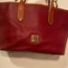 Dooney & Bourke Bags | Dooney And Bourke Pebble Shoulder Bag Red | Color: Red/Tan | Size: Os