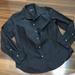 J. Crew Tops | 6 Petite 6p Curvy J. Crew 98% Organic Cotton Black Button Down Shirt | Color: Black | Size: 6