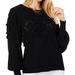 Lilly Pulitzer Sweaters | Lilly Pulitzer Neuve Sweater Puffy Sleeves Solid Black Nwt Womens Size Small | Color: Black | Size: S
