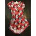 Lularoe Dresses | Lularoe Disney Mae Minnie Mouse Polka Dot Dress Girls Size 2 Red Pockets Toddler | Color: Red | Size: 2tg