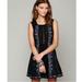 Free People Dresses | Free People Aztec Design Black Dress | Color: Black | Size: 0