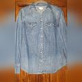 Levi's Tops | Levi's Woman's Long Sleeve Denim Shirt Sz Sm | Color: Blue | Size: S