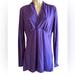 Athleta Dresses | Athleta Purple Dress With V Neck And Thumb Holes Size M | Color: Purple | Size: M