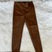 Zara Pants & Jumpsuits | Leather Zara Pants | Color: Brown | Size: M