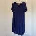 Lularoe Dresses | Lularoe Carly High/Low T-Shirt Dress; Size S | Color: Blue | Size: S