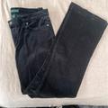 Ralph Lauren Jeans | Black Velvet Bootcut Jeans From Lauren Jeans Company | Color: Black | Size: 10