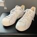 Adidas Shoes | All White Leather Adidas Superstar Sneakers, Women's Size 9.5 | Color: White | Size: 9.5