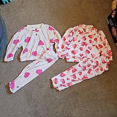 Jessica Simpson Matching Sets | Euc & Guc Jessica Simpson Baby Girl Outfits Size 12m | Color: Pink/Red | Size: 12mb