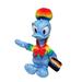 Disney Toys | Donald Duck 11" Plush Toy Rainbow Hat Disney Small Stuffed Animal With Tags Gift | Color: Blue/Red | Size: Osg