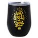 Disney Dining | Hallmark Disney Hocus Pocus I Put A Spell On You Stainless Steel Stemless Glass | Color: Black/Gold | Size: 11oz