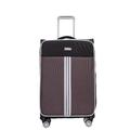 Eagle Dignity 4 Wheel Travel Luggage Carry Case Two Tone Light Weight Expandable Suitcase - 29 Inch Large Size (Black Grey)