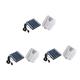 DOITOOL 3pcs Oxygen Air Pump Air Pump Aquarium Fish Tank Pond Pump Aquarium Accessories Aquarium Air Pump Air Pump for Fish Tank Fish Pond Aquarium Pump Solar Air Fittings Aerator Dc White