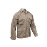 Rothco Long Sleeve Twill BDU Shirt Khaki Extra Small 7900-Khaki-XS