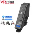 VR Robot-Télécommande Bluetooth sans fil étanche bouton pour casque casque moto vélo guidon