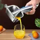 Presse-agrumes manuel portable en acier inoxydable Ju479 extracteur de jus d'orange fraîche outil