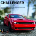 Modèle de voiture de sport Dodge Challenger SRT en alliage pour enfants jouet en métal moulé sous