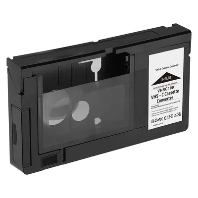 Adaptateur Cassette VHS-C pour VHS-C Caméscopes SVHS JVC RCA Panasonic Hurized VHS Adaptateur