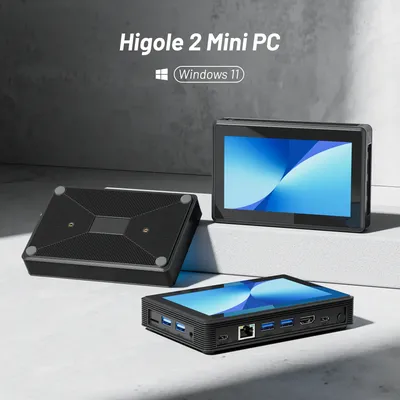 Higole 2-Mini tablette industrielle Windows 11 écran tactile de 5.5 pouces mini ordinateur Intel
