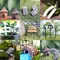 Mini Figurine artisanale, pont courbé, maison, clôture en forme de champignon, Pot de plante, ornement de jardin Miniature, décor de jardin féerique, bricolage