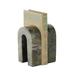 Wrought Studio™ Decorative Bookends Marble in Green | 6 H x 4.38 W x 1.88 D in | Wayfair 967AE3A182E74805B3EE87E67344E10D