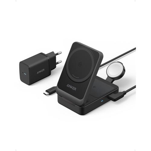 Anker MagGo Kabellose Ladestation (Faltbar 3-in-1)